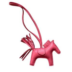 Hermes Rodeo PM Bag Charm Rose Azalea Pink